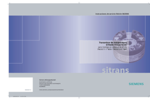 Calibracion de Tx Temperatura Siemens