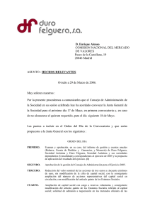 COMISION NACIONAL DEL MERCADO DE VALORES Paseo de la Castellana, 19