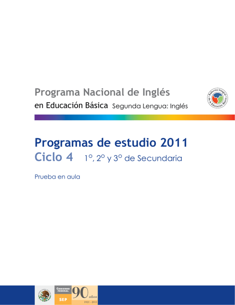 PROGRAMA INGLES