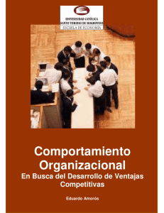 Comportamiento organizacional. En busca del desarrollo de ventajas competitivas