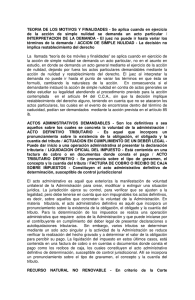 TEORIA DE LOS MOTIVOS Y FINALIDADES - Se aplica cuando... de  la  acción  de  simple ...