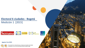 consulte aquí la ficha técnica y la encuesta completa sobre Bogotá