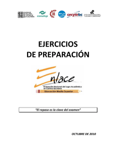 Manual de Ejercicios de Preparaci n ENLACE 2011.