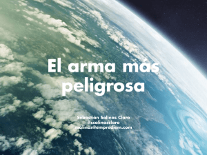 Sebastián Salinas, Autor de Balloon Chile: El Arma Más Peligrosa