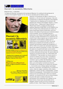 Durruti i la memòria llibertària