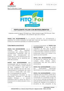 Ficha tecnica-FITOFOL-PLUS Micronutrientes