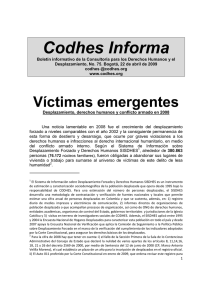 Read the CODHES report in Spanish