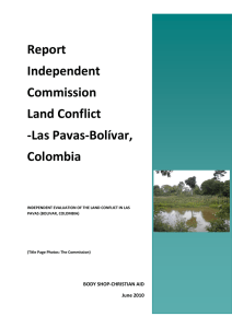 Report Independent Commission Land Conflict