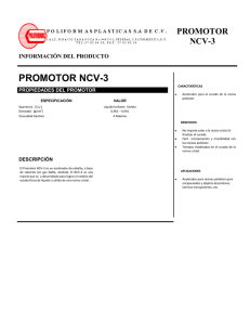 PROMOTOR NCV-3 PROMOTOR NCV-3