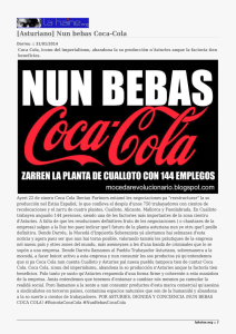 [Asturiano] Nun bebas Coca-Cola