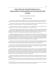 Pereira Vecino Solucion de controversias en la Asociacion Latinoamericana de Integracion