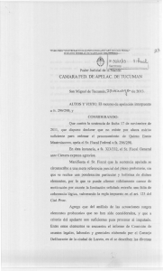 Mastroiacovo Quinto Enio sobre infracción al artículo 265 Código Penal