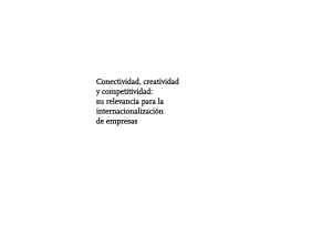 Conectividad, creatividad y competitividad: su relevancia para la internacionalización de empresas