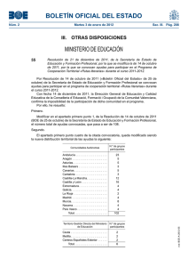 BOLETÍN OFICIAL DEL ESTADO MINISTERIO DE EDUCACIÓN III.  OTRAS DISPOSICIONES 55