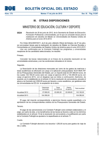 BOLETÍN OFICIAL DEL ESTADO MINISTERIO DE EDUCACIÓN, CULTURA Y DEPORTE 9534