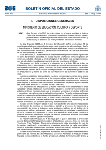 BOLETÍN OFICIAL DEL ESTADO MINISTERIO DE EDUCACIÓN, CULTURA Y DEPORTE 13643