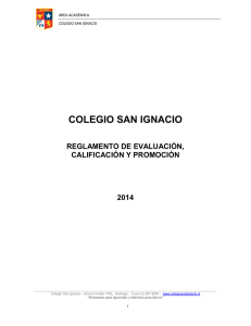 Reglamento de EvaluaciÃ³n, CalificaciÃ³n y PromociÃ³n 2014 (436,0Â KB)