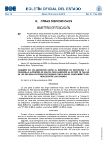 BOLETÍN OFICIAL DEL ESTADO MINISTERIO DE EDUCACIÓN III.  OTRAS DISPOSICIONES 871
