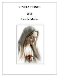 REVELACIONES  2015 Luz de María