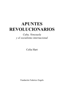 APUNTES REVOLUCIONARIOS Cuba, Venezuela y el socialismo internacional