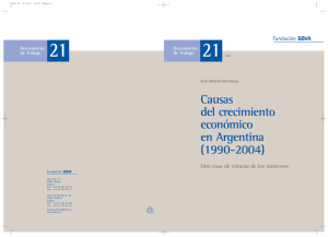Causas del crecimiento económico en Argentina (1990-2004)