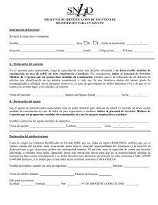 DNR Application Instructions for Adults Spanish