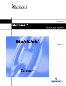 Liebert MultiLink User's Manual (Spanish)