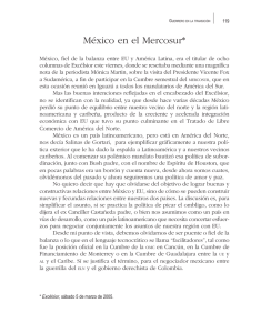 México en el Mercosur