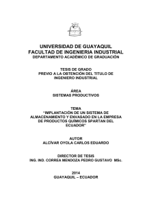 IMPLANTACION DE UN SISTEMA DE ALMACENAMIENTO Y ENVASADO EN LA EMPRESA DE PRODUCTOS QUIMICOS SPART.pdf