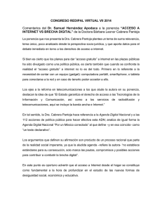 CONGRESO REDIPAL VIRTUAL VII 2014 INTERNET VS BRECHA DIGITAL”  Dr.