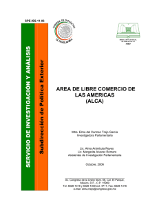 ÁREA DE LIBRE COMERCIO DE LAS AMÉRICAS (ALCA).