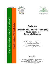 Parlatino. Comisión de Asuntos Económicos, Deuda Social y Desarrollo Regional.
