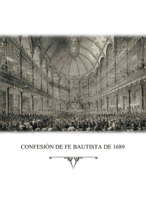CONFESION DE FE BAUTISTA DE 1689
