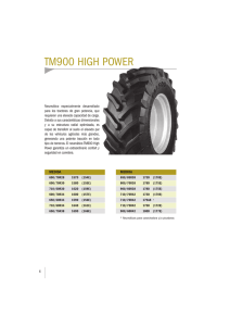 Catálogo TM800 HIGH SPEED