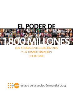 1.800 MILLONES EL PODER DE state of world population 2014