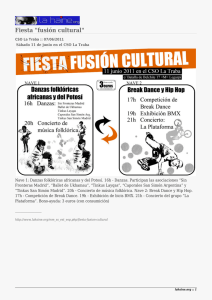 Fiesta &#34;fusión cultural&#34;