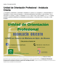 Unidad de Orientación Profesional - Andalucia Orienta
