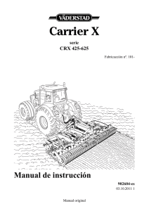 Manual de instrucciones CRX