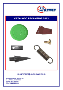 CATALOGO RECAMBIOS 2013