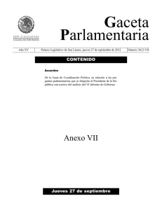 En relación a las preguntas parlamentarias que se dirigirán al Presidente de la República con motivo del análisis del VI Informe de Gobierno