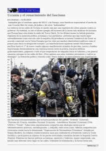 Ucrania y el renacimiento del fascismo