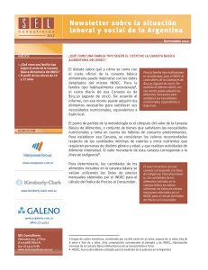 Newsletter sobre la situación laboral y social de la Argentina indice