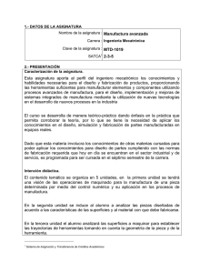 FA IMCT-2010-229 Manufactura Avanzada