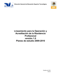 07. Lineamiento para la OperaciÃ³n y AcreditaciÃ³n de la Residencia Profes