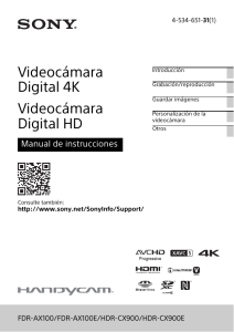 Videocámara Digital 4K Digital HD Manual de instrucciones