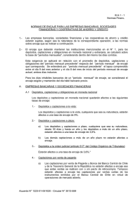 III.A.1 - 1 Normas Financ. FINANCIERAS Y COOPERATIVAS DE AHORRO Y CREDITO