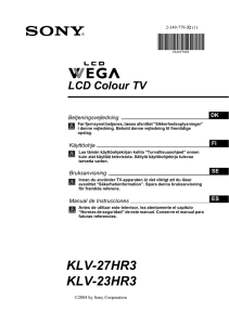 LCD Colour TV Betjeningsvejledning DK 32