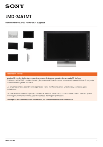 LMD-2451MT Monitor médico LCD 3D Full HD de 24 pulgadas