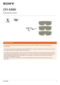 CFV-E30SK Kit de protección ocular 3D