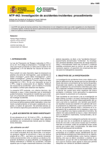 Nueva ventana:NTP 442: Investigación de accidentes-incidentes: procedimiento (pdf, 164 Kbytes)
